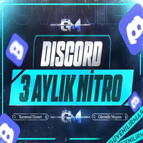 Discord 3 Ay Nitro